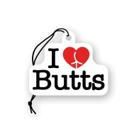 Ambientador I Love Butts Manzana