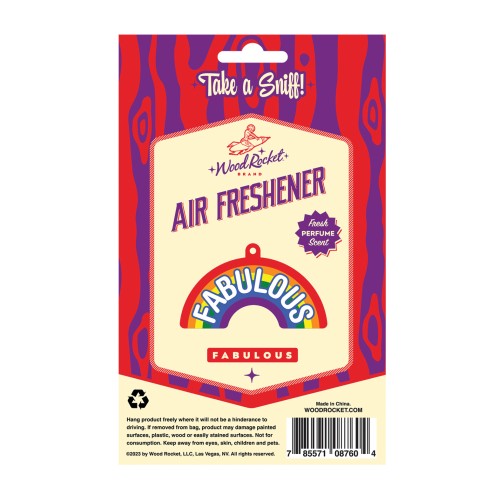 Wood Rocket Fabulous Air Freshener Perfume