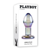 Play Boy Pleasure Jewels Butt Plug Clear | Iridescent Beauty