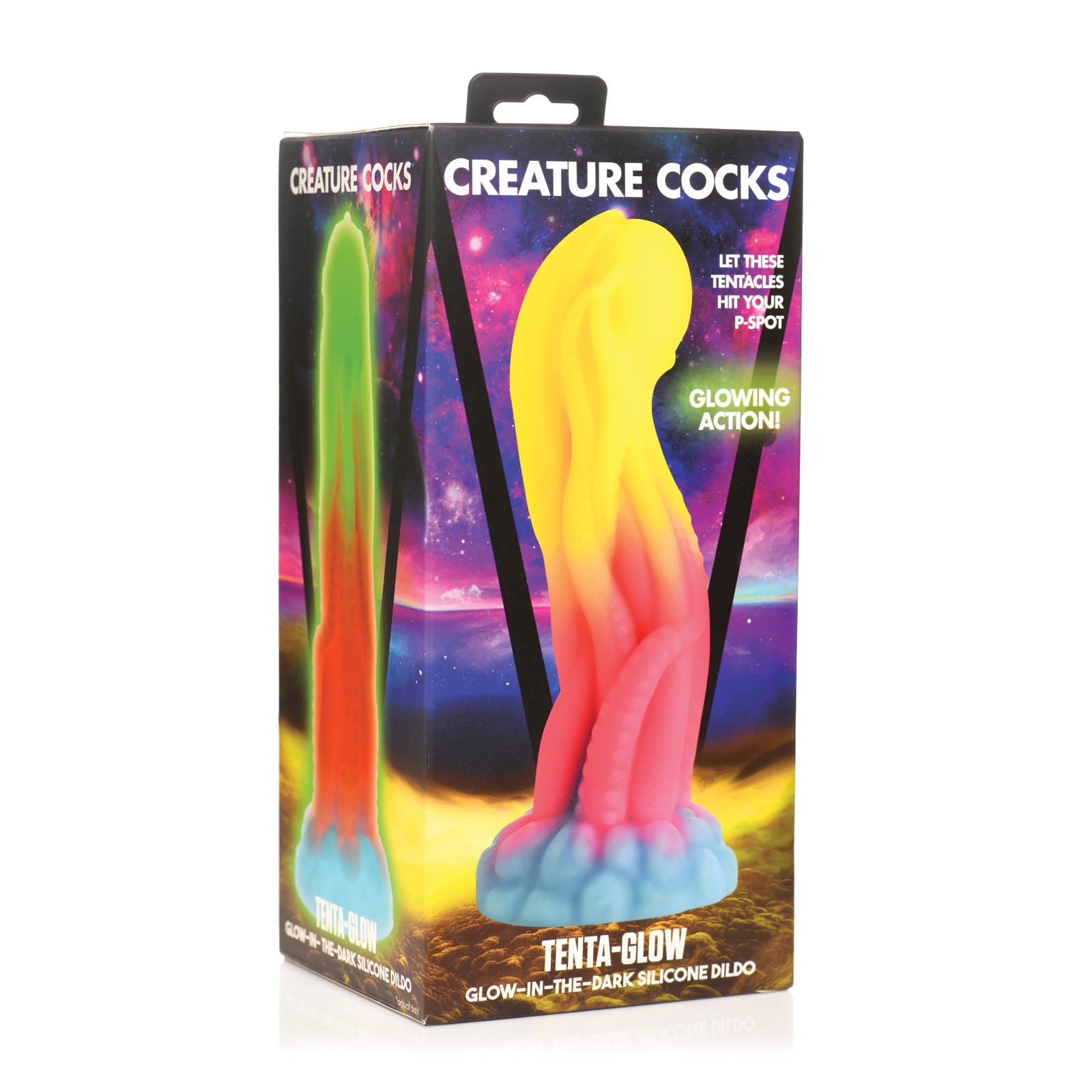 Dildo Tentáculo Creature Cocks que brilla en la oscuridad