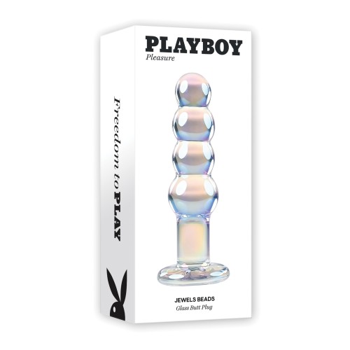 Playboy Pleasure Jewels Clear Anal Plug