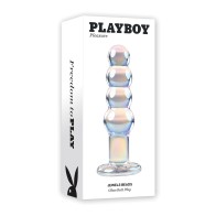 Plug Anal Beads de Joyas Playboy - Transparente