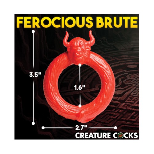 Creature Cocks Anillo para el Pene Beast Mode - Rojo