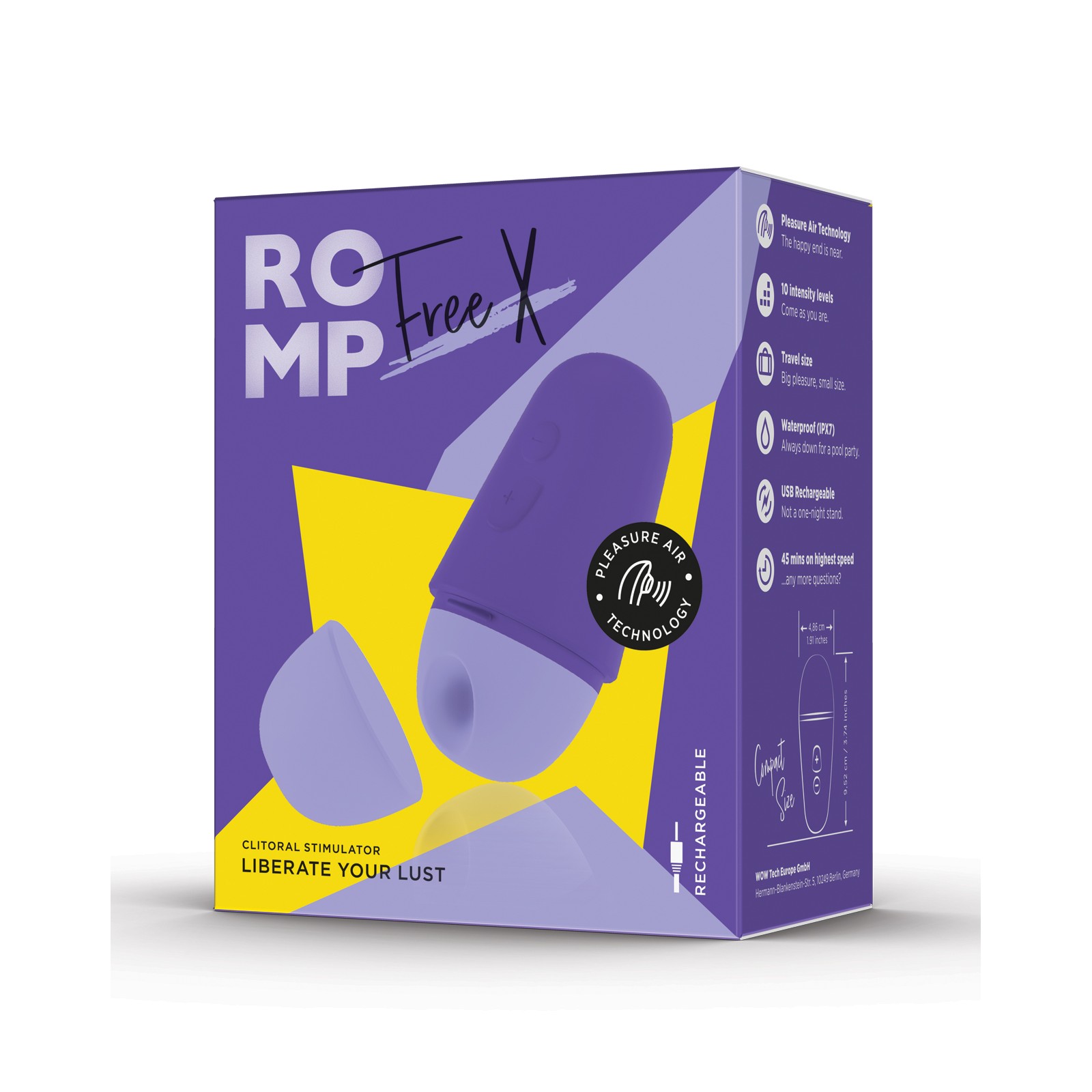 ROMP Free X Clitoral Vibrator Purple