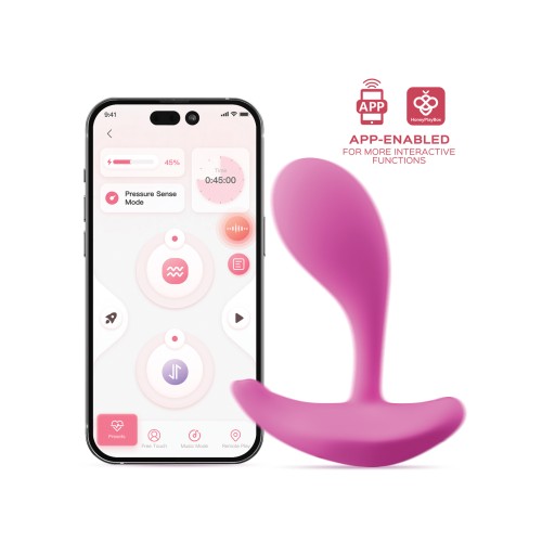 Oly 2 Wearable Clit & G Spot Vibrator Pink