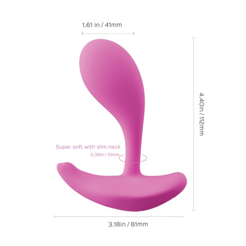 Vibrador Portátil para Clítoris y Punto G Oly 2 Rosa