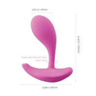 Oly 2 Wearable Clit & G Spot Vibrator Pink