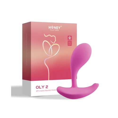 Oly 2 Wearable Clit & G Spot Vibrator Pink