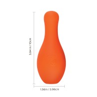 Striker the Bowling Pin Vibrator - Orange