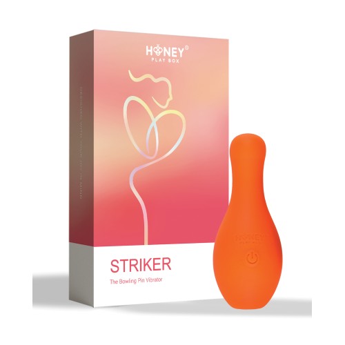 Striker el Vibrador en Forma de Cepillo de Bowling - Naranja