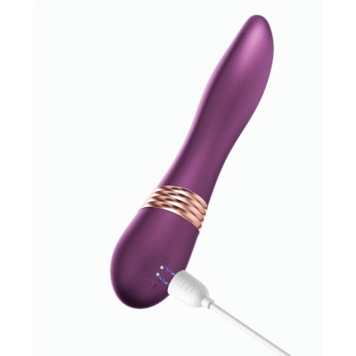 Fling Tongue Oral Licking Vibrator Purple