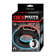 Cockpower Heat Up Cock Ring - Rechargeable Pleasure