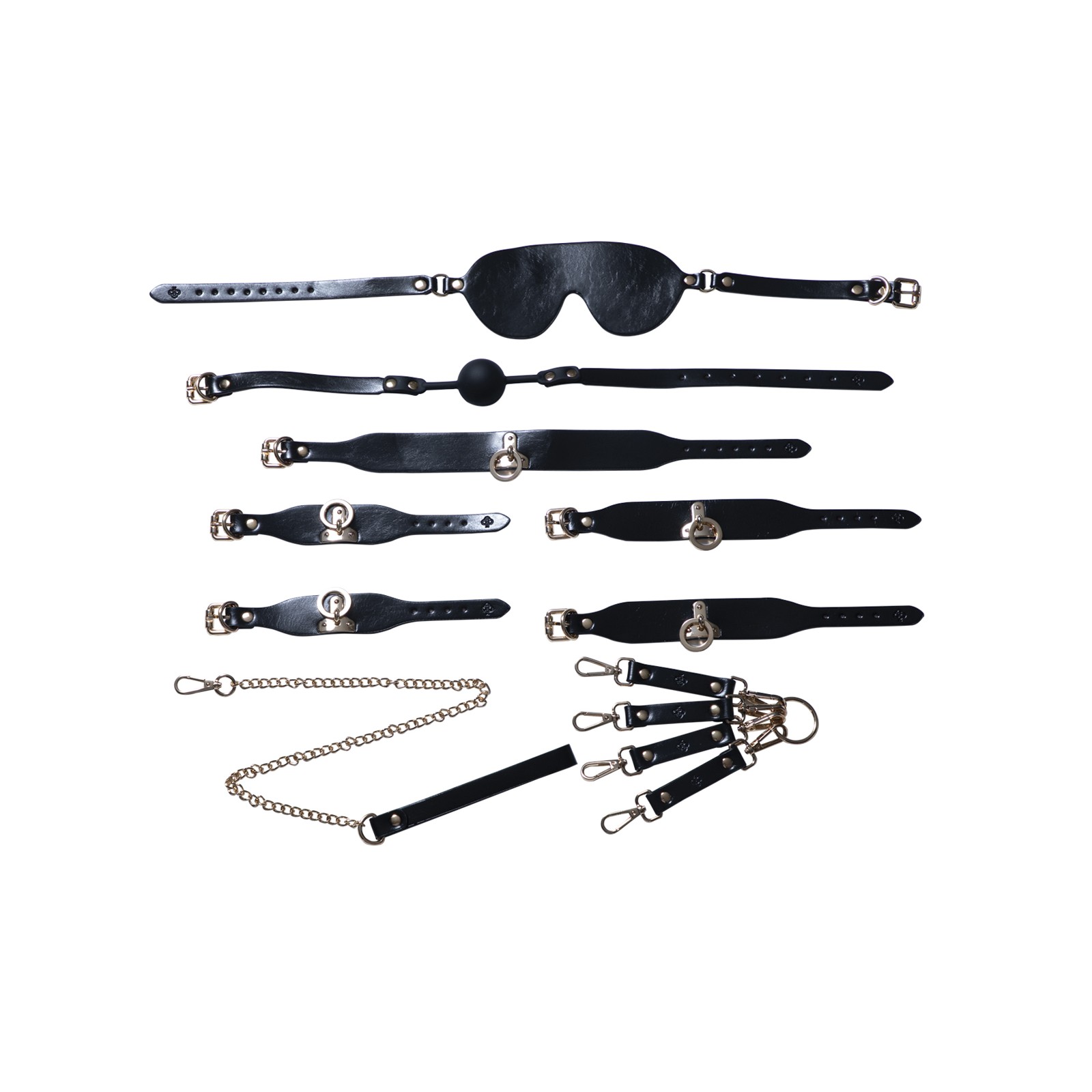 Kinky Play Box 5 Piece BDSM Kit - Black