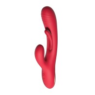 Vibrador Conejito Bora Tapping Rojo