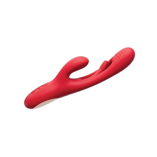 Bora G-Spot Tapping Rabbit Vibrator Red