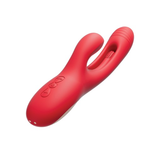 Vibrador Conejito Bora Tapping Rojo