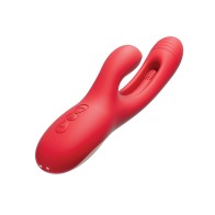 Bora G-Spot Tapping Rabbit Vibrator Red