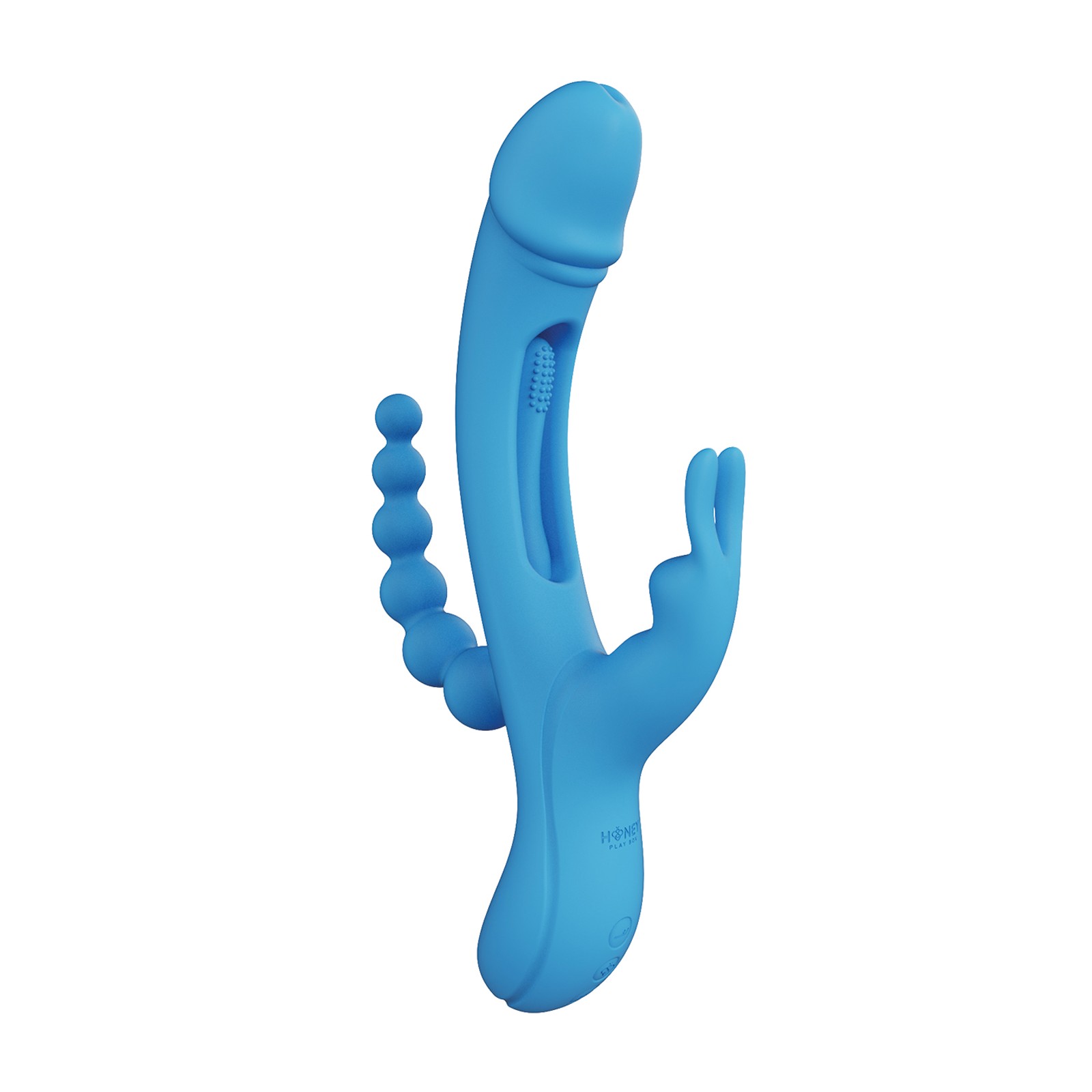 Vibrador Conejito Trilux con Perlas Anales