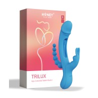 Vibrador Conejito Trilux con Perlas Anales