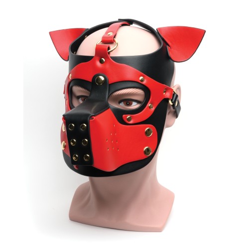 Capucha de Bondage Puppy para Diversión Fetichista