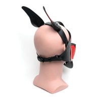 665 Playful Pup Hood Black Red White O/S - Fetish Fun