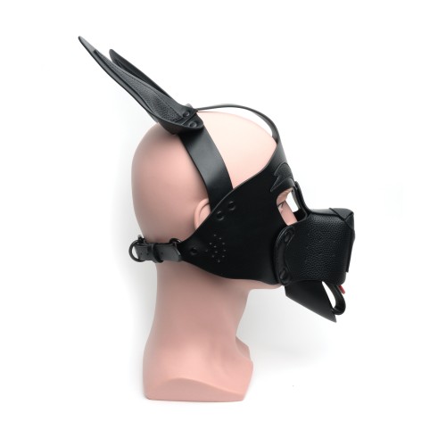 665 Playful Pup Hood Black