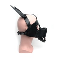 665 Playful Pup Hood Black