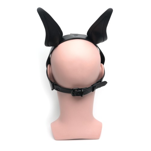 665 Playful Pup Hood Black