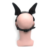 665 Playful Pup Hood Black