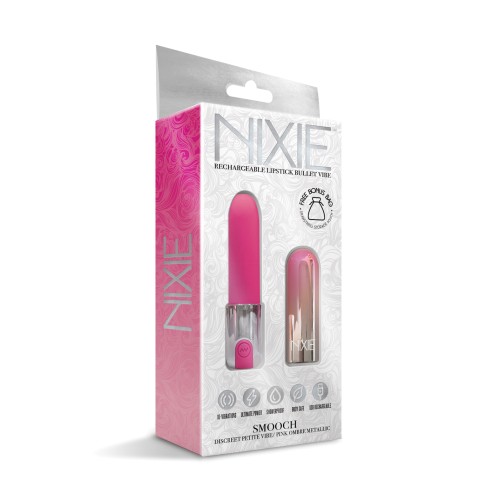 Nixie Smooch Pink Ombre Lipstick Vibrator