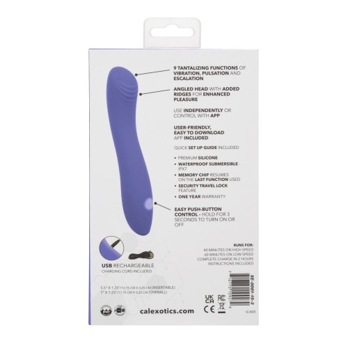 Vibrador Contorneado G Con Conexión App