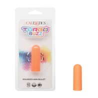 Turbo Buzz Estimulador Mini Bullet Redondeado - Naranja