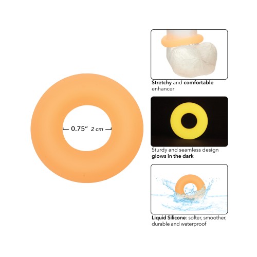 Anillo de Silicona Líquida Brillante en la Oscuridad - Mediano