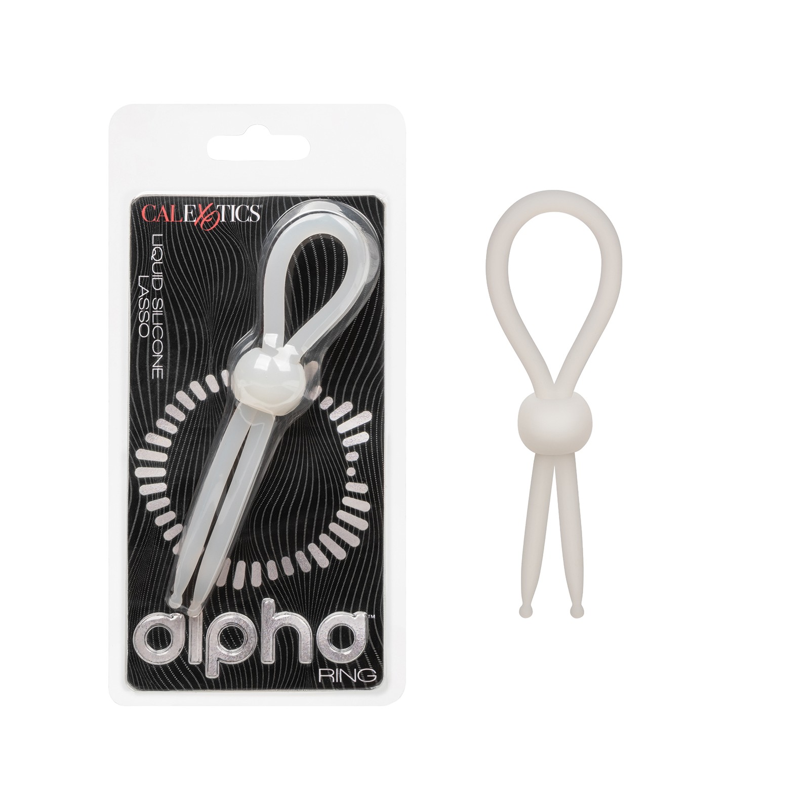 Alpha Liquid Silicone Lasso Cock Ring - Comfort and Control