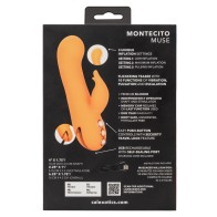 California Dreaming Montecito Muse Vibrador de Doble Estímulo - Naranja