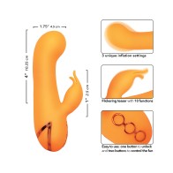 California Dreaming Montecito Muse Vibrador de Doble Estímulo - Naranja