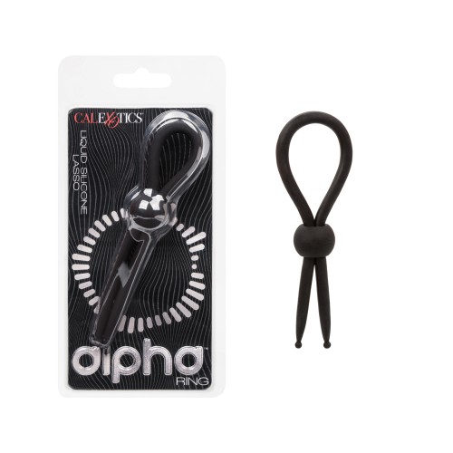 Alpha Liquid Silicone Lasso Cock Ring