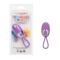 Turbo Buzz Bullet Vibrator with Removable Silicone Sleeve