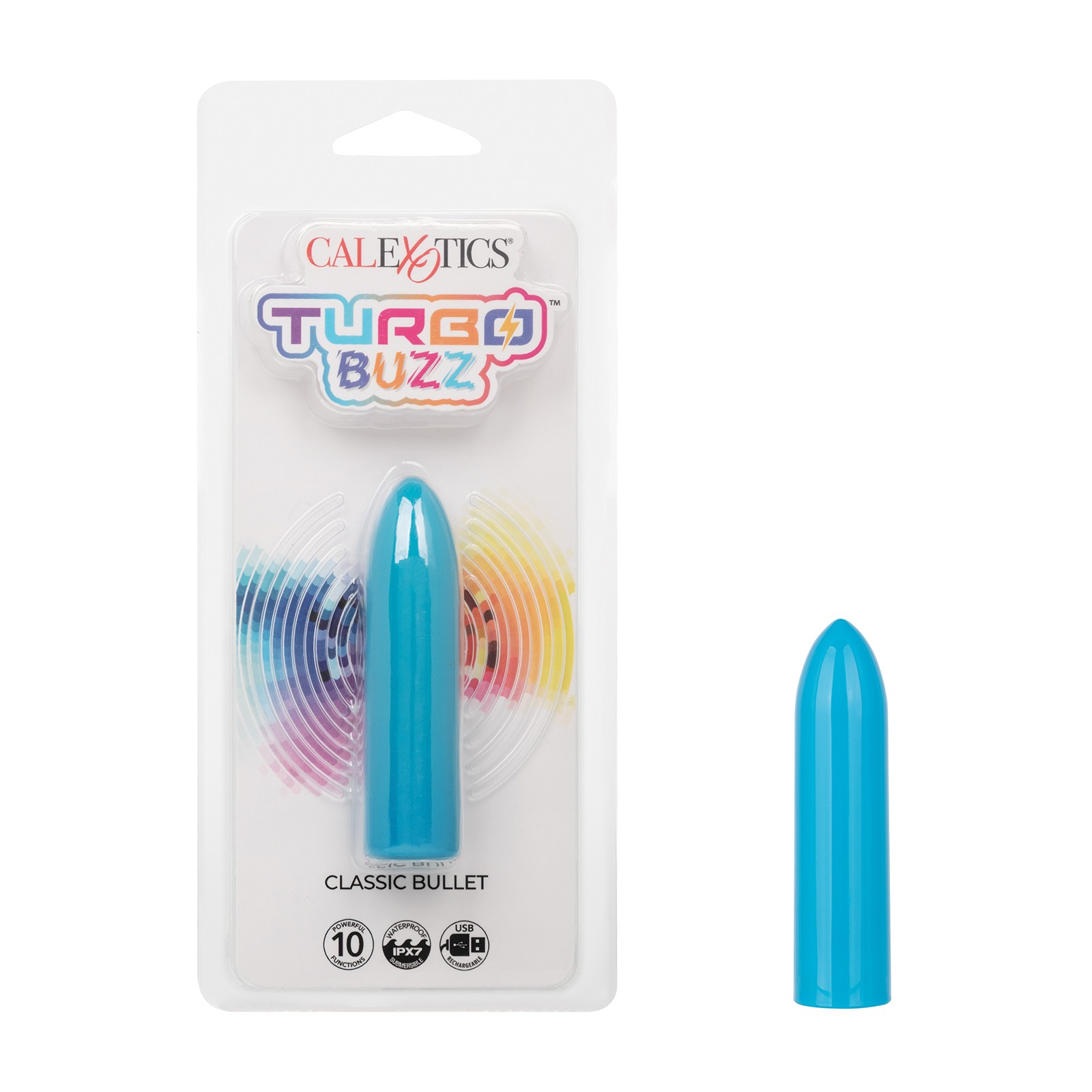 Turbo Buzz Classic Bullet Stimulator - Blue