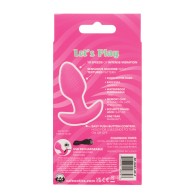 Plug Anal Vibrante Cheeky que Brilla en la Oscuridad Rosa