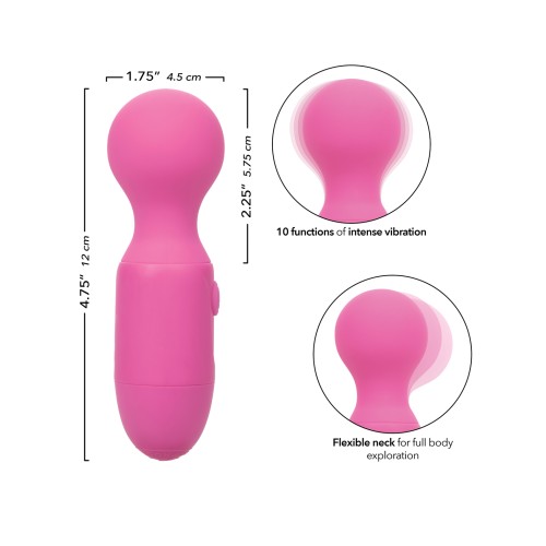 Vibrador Recargable First Time Masajeador Rosa