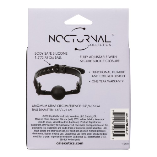 Nocturnal Collection Silicone Ball Gag