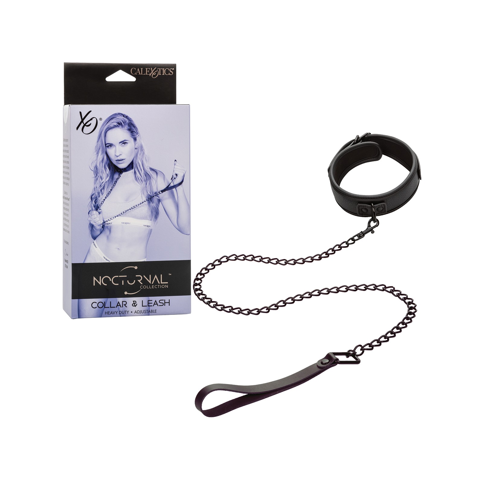 Nocturnal Collection Collar Leash Black