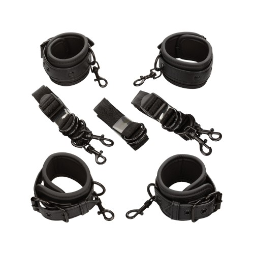 Nocturnal Collection Adjustable Bed Restraints Black