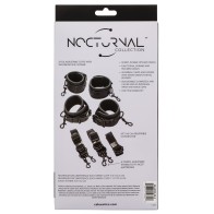 Nocturnal Collection Adjustable Bed Restraints Black