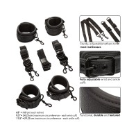 Nocturnal Collection Adjustable Bed Restraints Black