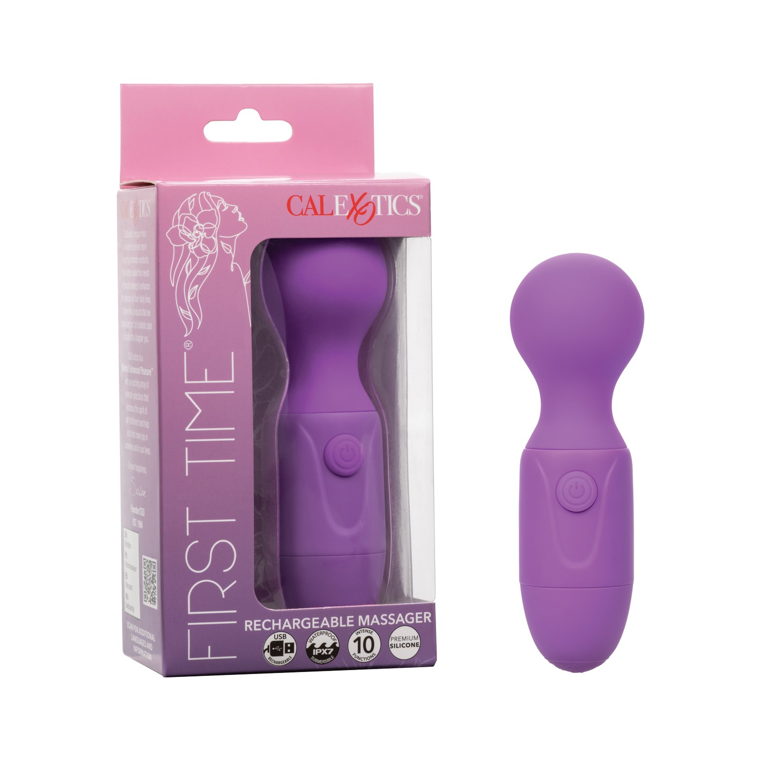 First Time Rechargeable Massager - Purple