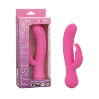 Vibrador Conejo Recargable First Time Rosa