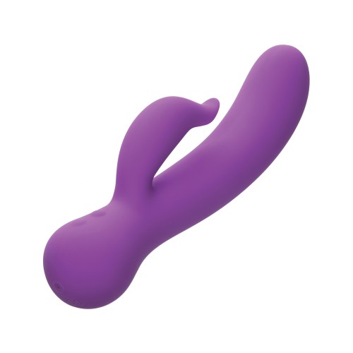 First Time Rechargeable Pleaser Vibrator - Purple