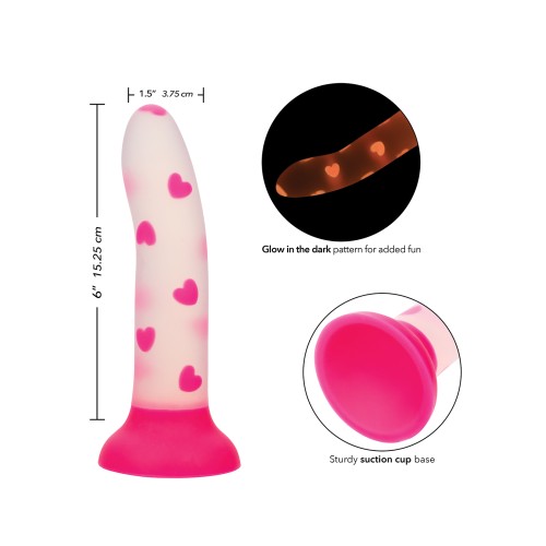 Dildo Glow Stick Heart Rosa